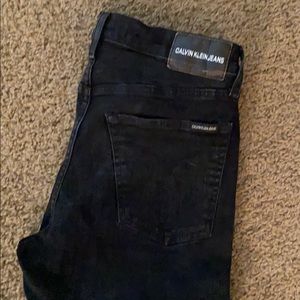 Black Calvin Klein jeans